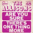 7inch Vinyl Single - The Allisons - Are You Sure / There's One Thing More