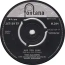 7inch Vinyl Single - The Allisons - Are You Sure - 3-prong centre