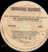 Double LP - The Allman Brothers Band - Wipe The Windows, Check The Oil, Dollar Gas