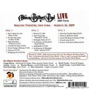 CD-Box - The Allman Brothers Band - Beacon Theatre New York March 26, 2009 (Live 40th Anniversary 1969-2009)