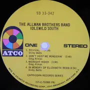 LP - The Allman Brothers Band - Idlewild South - Presswell Press