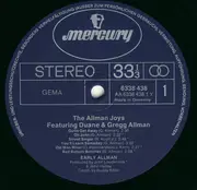 LP - The Allman Joys Featuring Duane Allman & Gregg Allman - Early Allman