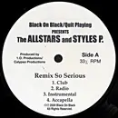 12inch Vinyl Single - The Allstars - Remix So Serious