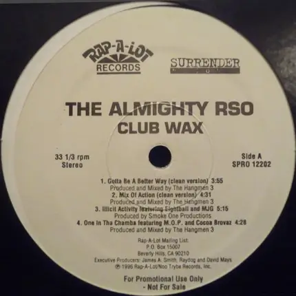 almighty rso - Club Wax