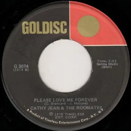 The Aquatones / Cathy Jean & The Roommates - You / Please Love Me Forever