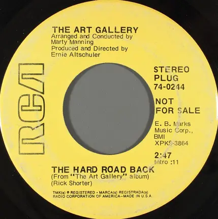 The Art Gallery - The Hard Road Back