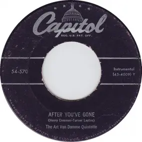 Art Van Damme - After You've Gone / Little Brown Jug