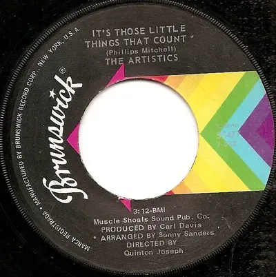 The Artistics - It's Those Little Things That Count