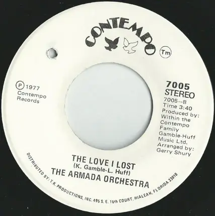 The Armada Orchestra - Philly Armada / The Love I Lost