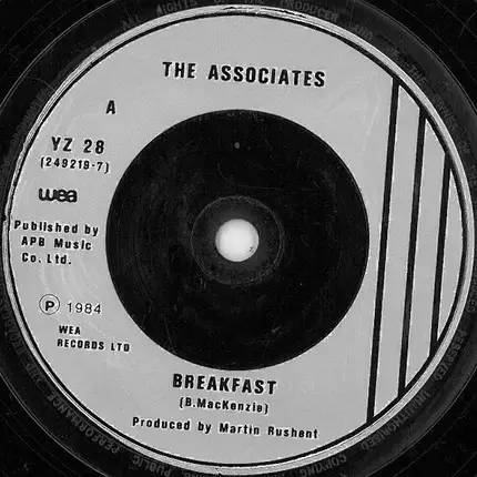 The Associates - Breakfast