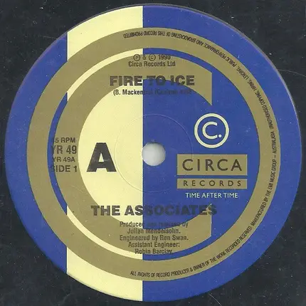 The Associates - Fire To Ice