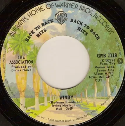 The Association - Never My Love / Windy