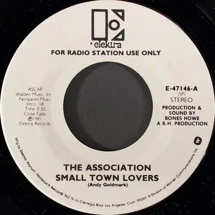 The Association - Small Town Lovers
