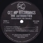 7inch Vinyl Single - The Authorities - Soundtrack For Trouble