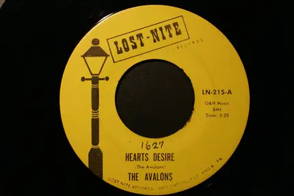 The Avalons - Hearts Desire / Ebb Tide