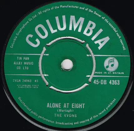 The Avons - Seven Little Girls Sitting In The Back Seat