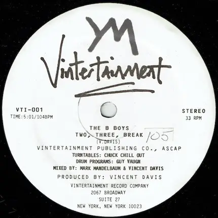 The B-Boys - Two, Three, Break