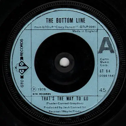 The Bottom Line - That's The Way To Go