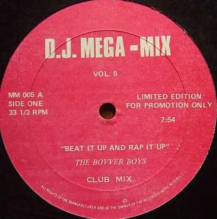 The Bovver Boys - Beat It Up And Rap It Up (D.J. Mega-Mix Vol.5)