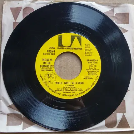 The Boys In The Bunkhouse - Willie, Write Me A Song