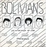 7inch Vinyl Single - The Bolivians - Spy In The House Of Love / Pretender - Stripe sleeve