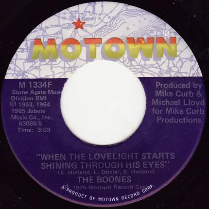 The Boones - When The Lovelight Starts Shining Through His Eyes