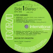LP - The Boston Pops Orchestra , Arthur Fiedler - A Pops Serenade