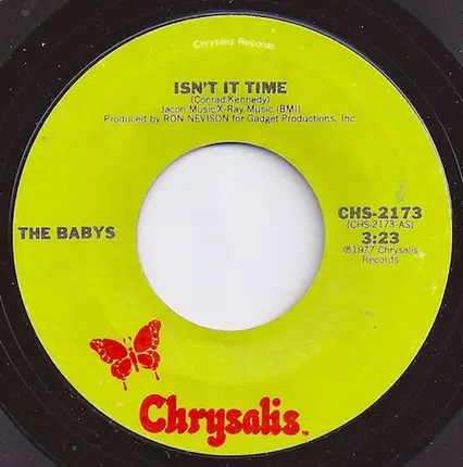 The Babys - Isn't It Time / Give Me Your Love