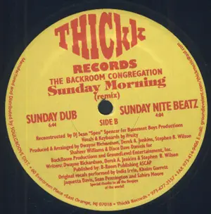 The Backroom Congregation - Sunday Morning (Remix)