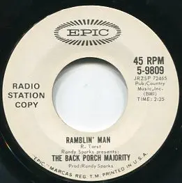 The Back Porch Majority - Ramblin' Man