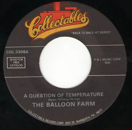 The Balloon Farm / The Barbarians - A Question Of Temperature / Moulty