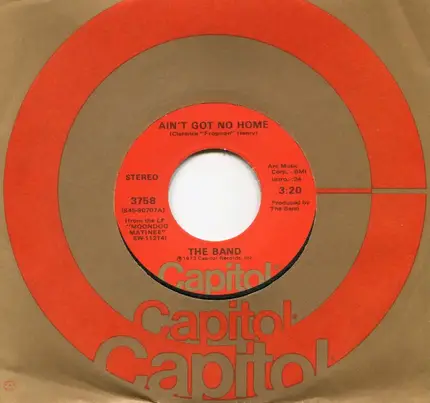 The Band - Ain't Got No Home