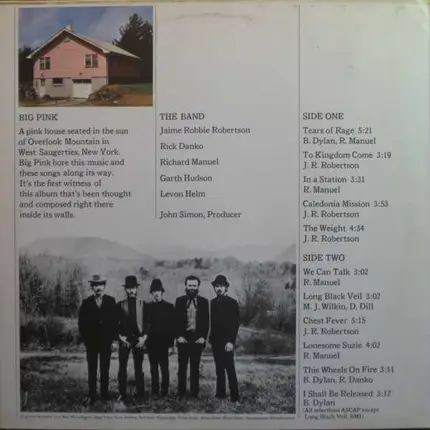 The Band - Music from Big Pink