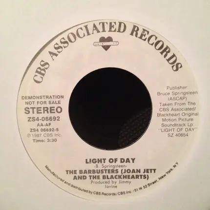 The Barbusters (Joan Jett And The Blackhearts) - Light Of Day