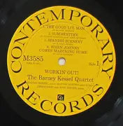 LP - The Barney Kessel Quartet - Workin' Out - Mono