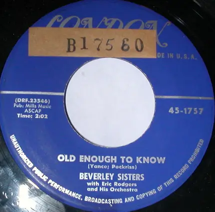 The Beverley Sisters - I Remember Mama