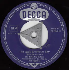 The Beverley Sisters - The Little Drummer Boy / Riding Down From Bangor