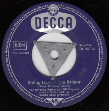 The Beverley Sisters / The Beverley Sisters and Bill Maynard - The Little Drummer Boy / Riding Down From Bangor
