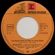 7inch Vinyl Single - The Beach Boys - You Need A Mess Of Help To Stand Alone
