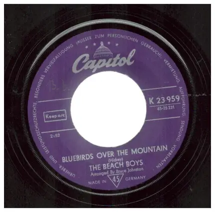 The Beach Boys - Bluebirds Over The Mountain