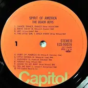 LP - The Beach Boys - Spirit Of America