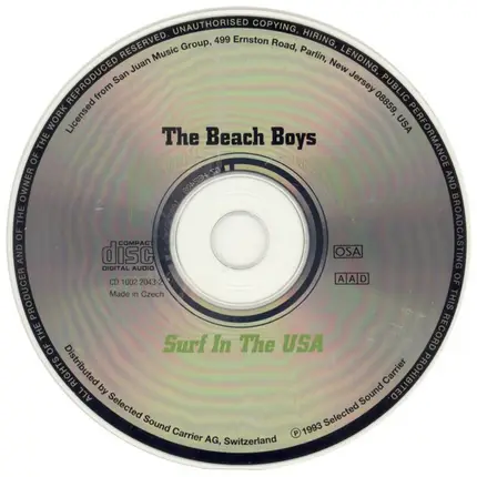 The Beach Boys - Surf In The USA