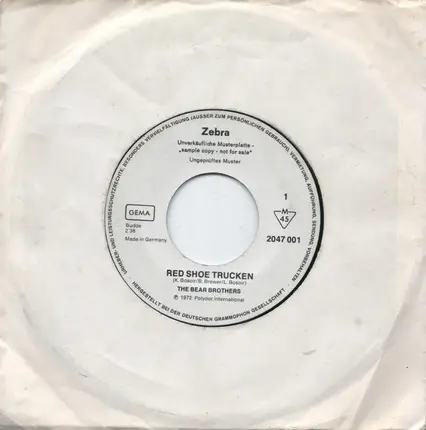 The Bear Brothers - Red Shoe Trucken / Bondiago