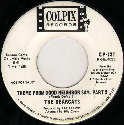 The Bearcats - Theme From Good Neighbor Sam