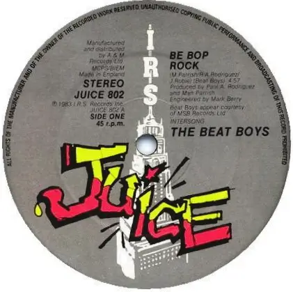 The Beat Boys - Be Bop Rock