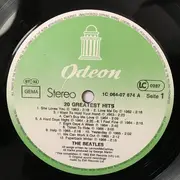 LP - The Beatles - 20 Greatest Hits
