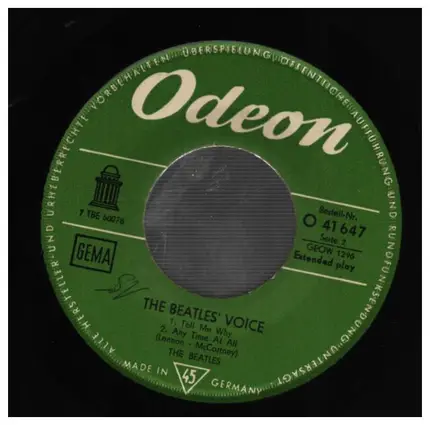 The Beatles - The Beatles' Voice