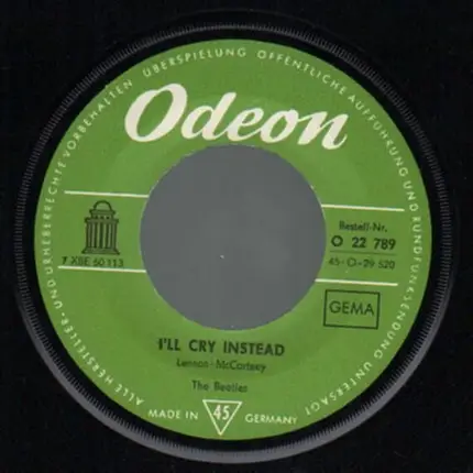 The Beatles - I'll Cry Instead