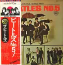 LP - The Beatles - Beatles No. 5 - Mono + OBI