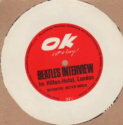 The Beatles - Beatles Interview (Im Hilton-Hotel, London)